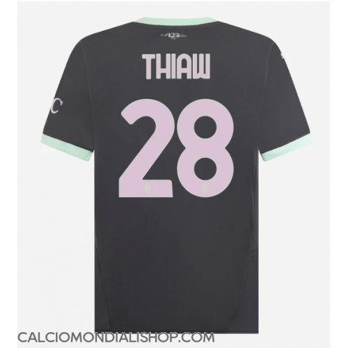 Maglie da calcio AC Milan Malick Thiaw #28 Terza Maglia 2024-25 Manica Corta